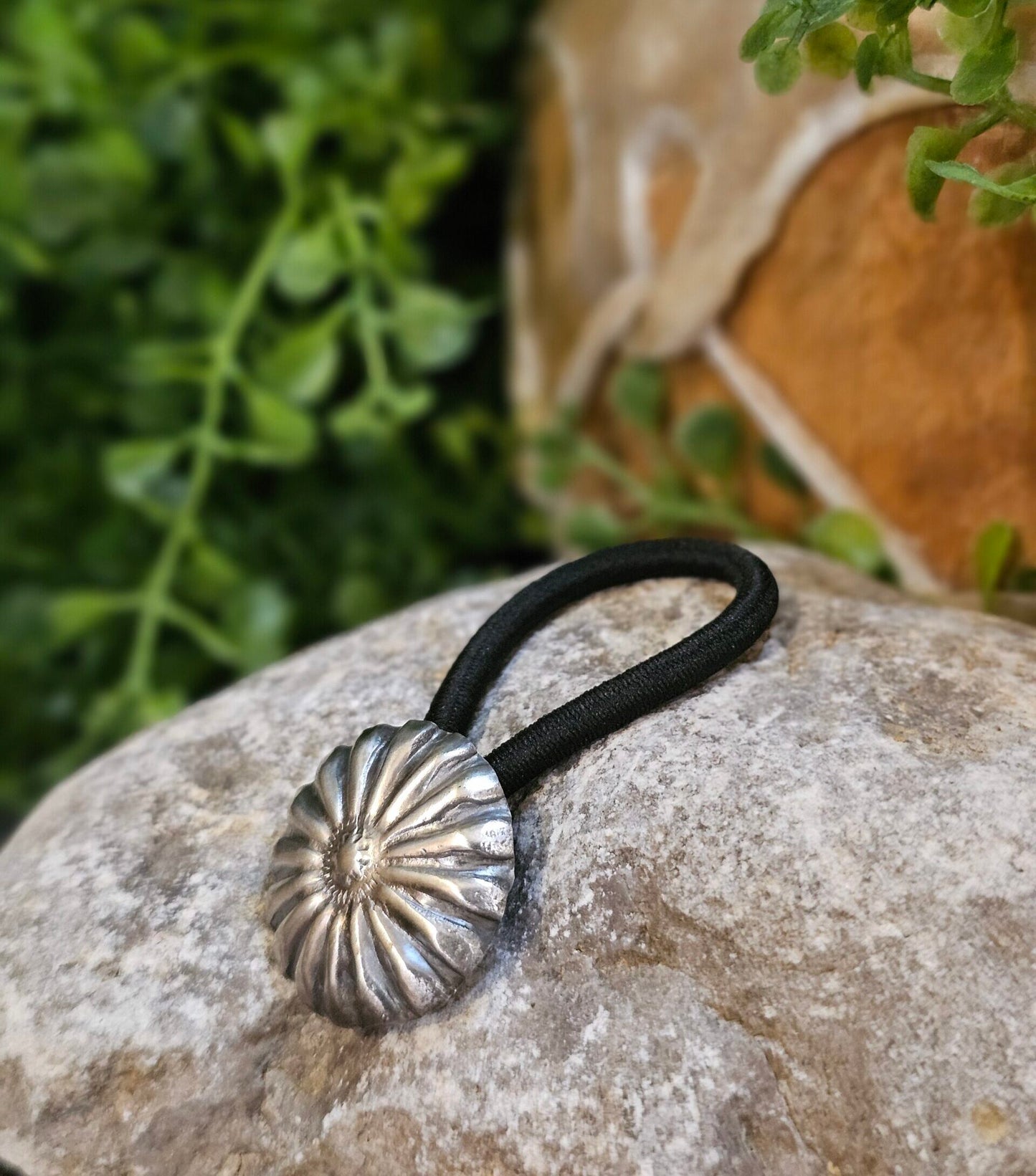 Sterling Silver Ponytail Holder - 7