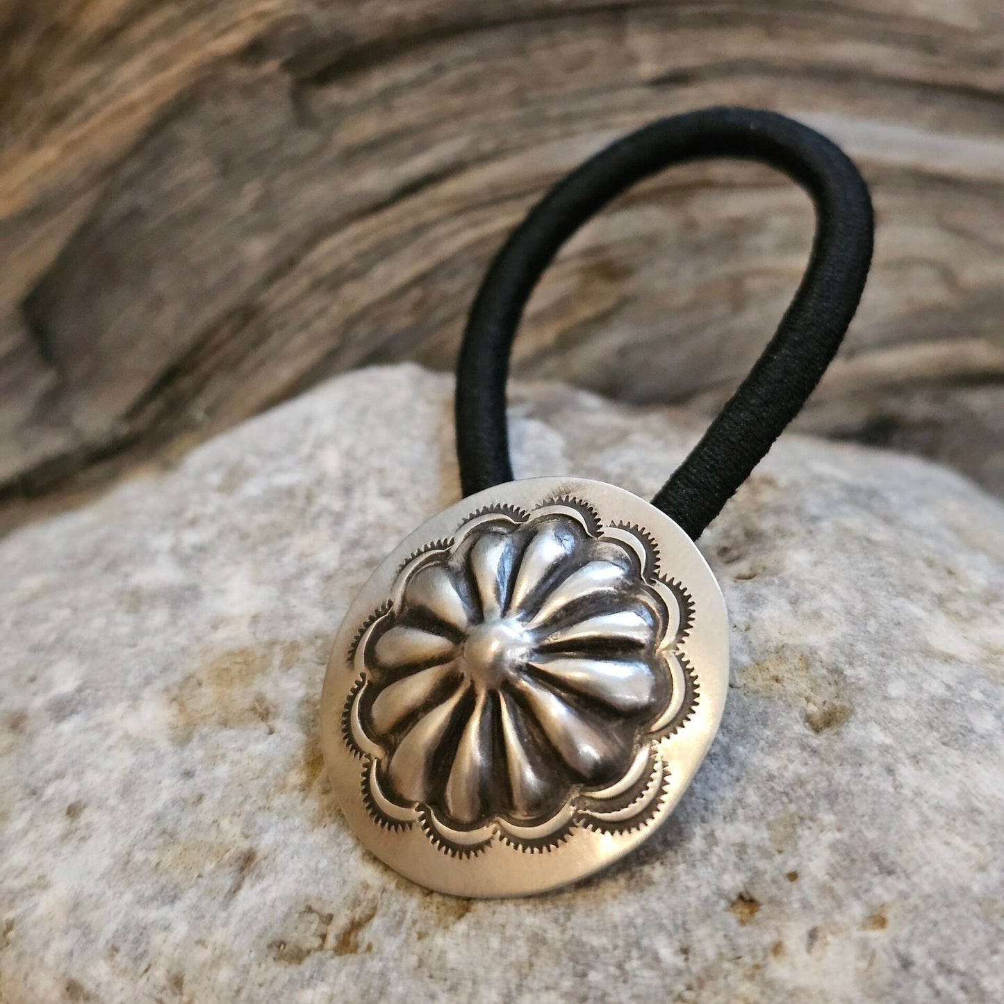 Sterling Silver Ponytail Holder - 3