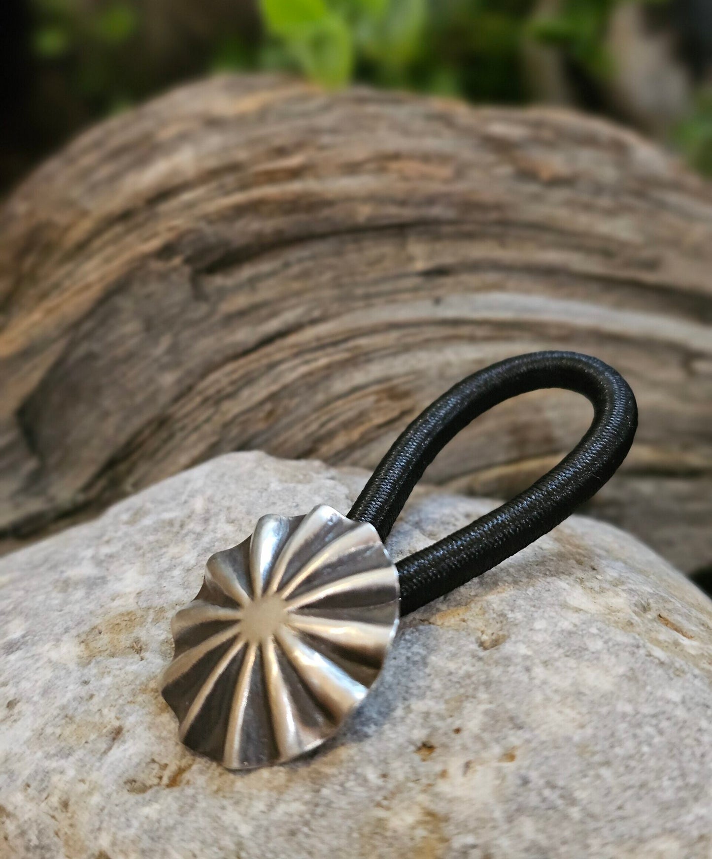 Sterling Silver Ponytail Holder - 4