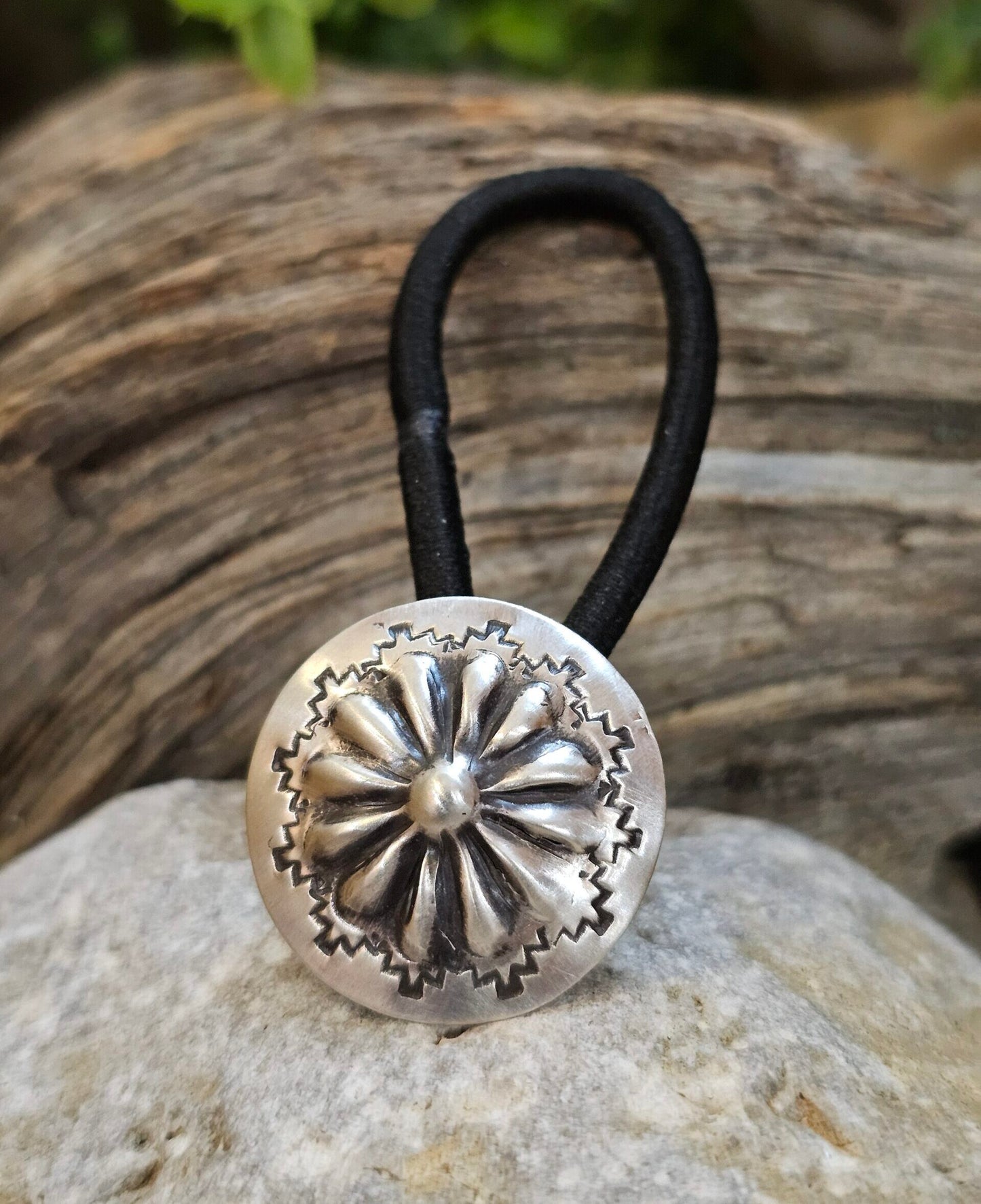 Sterling Silver Ponytail Holder - 5