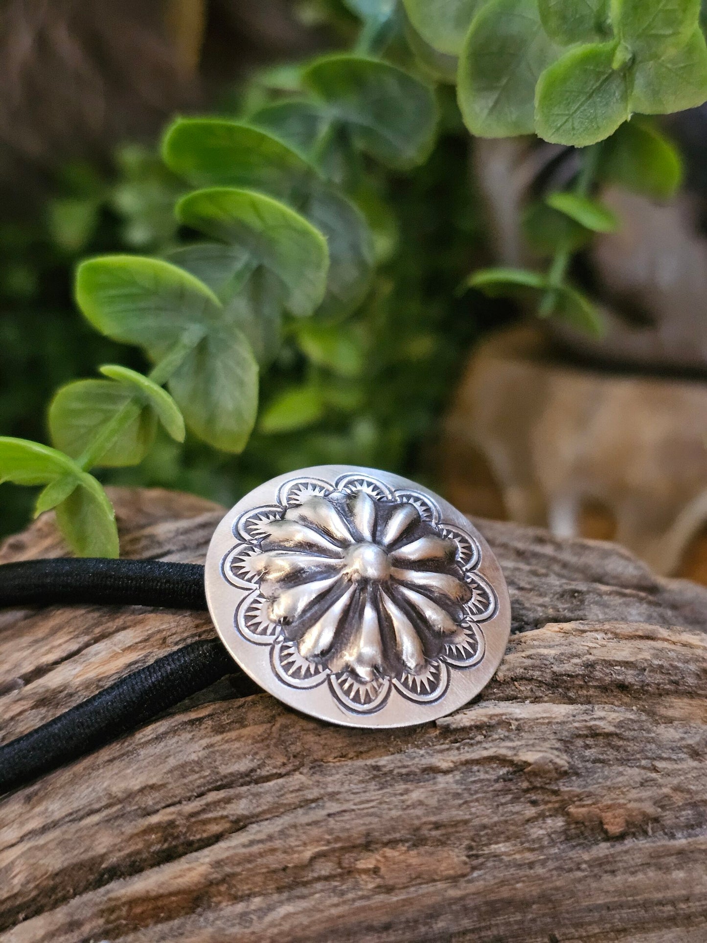 Sterling Silver Ponytail Holder - 1