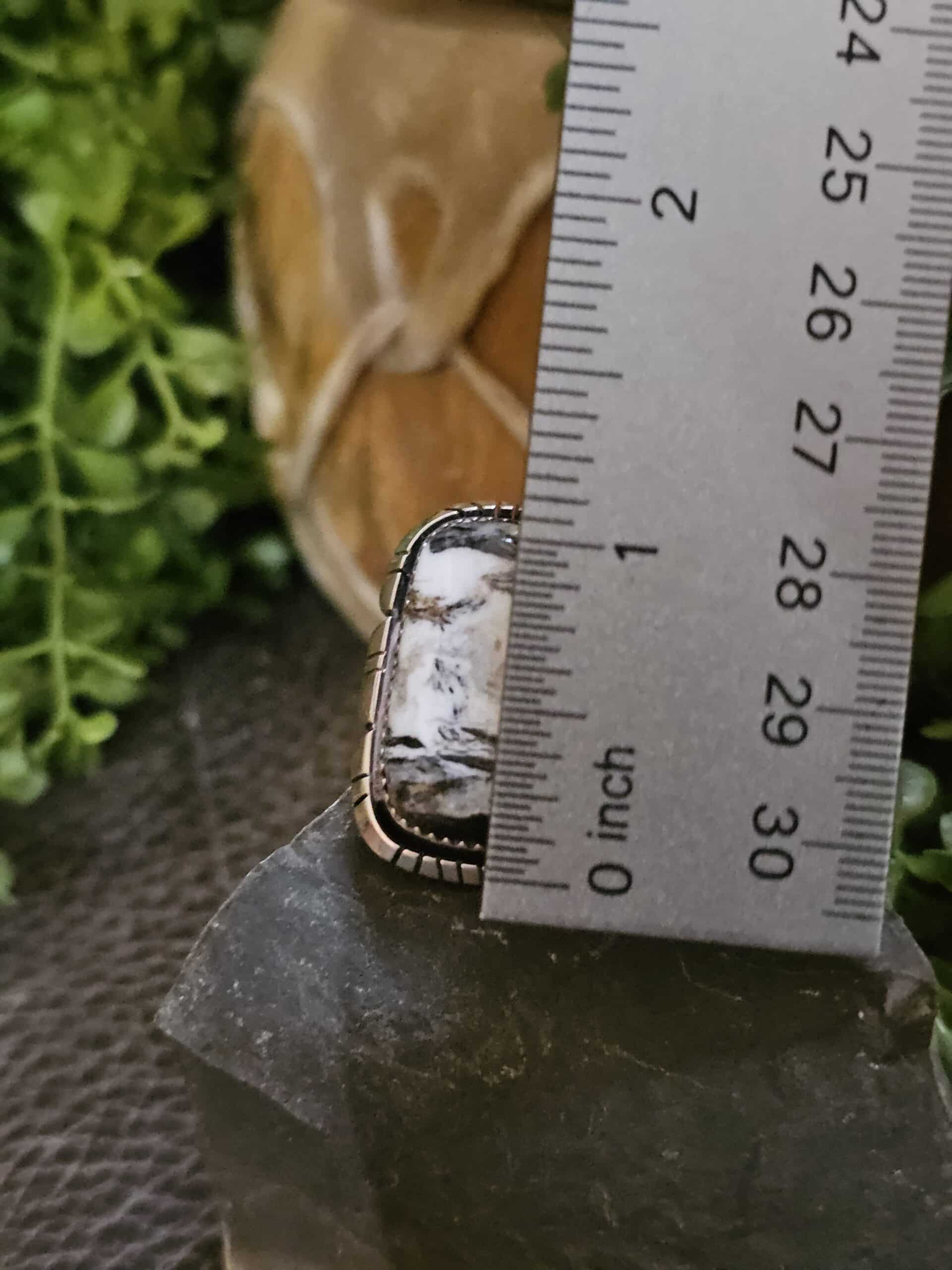 White Buffalo Ring - Size 5
