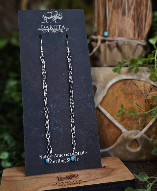 Sleeping Beauty Turquoise Earrings