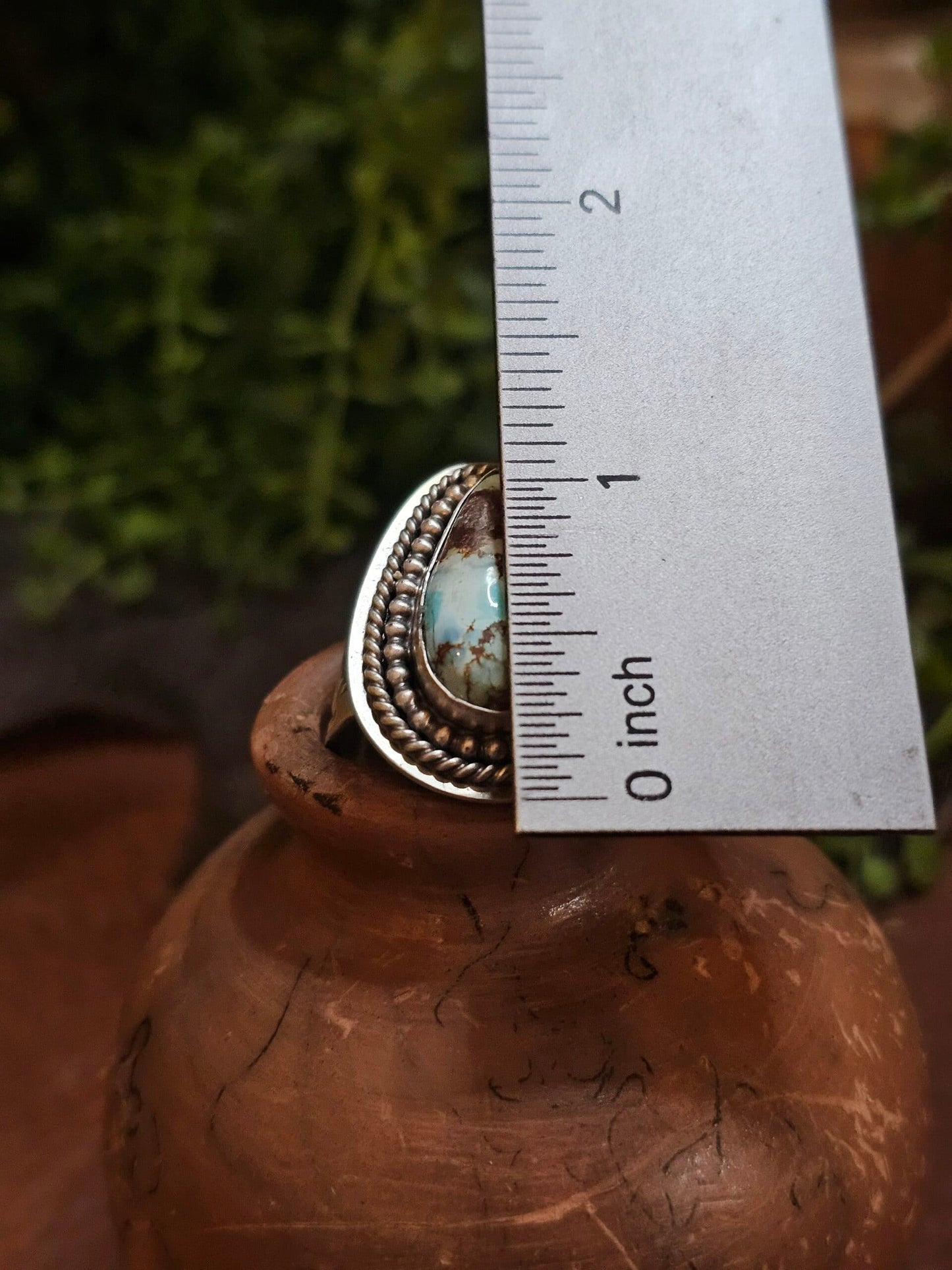 Golden Hills Turquoise Ring - Size 8.5