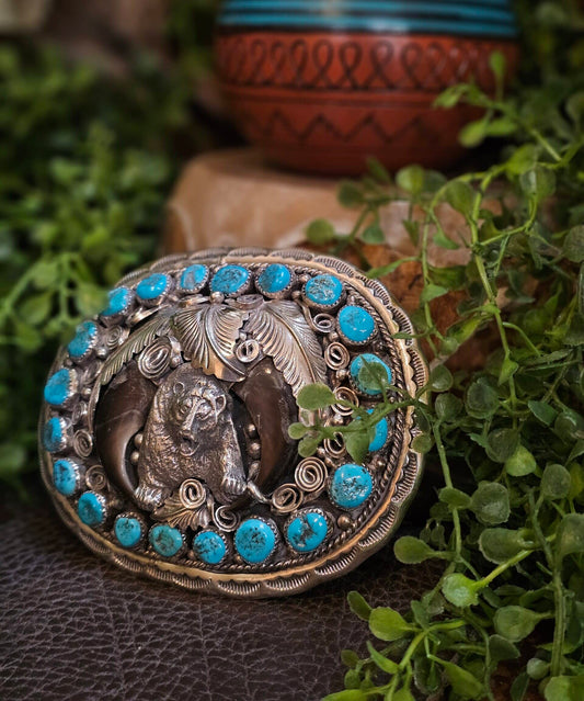 Sleeping Beauty Bear Claw Belt Buckle