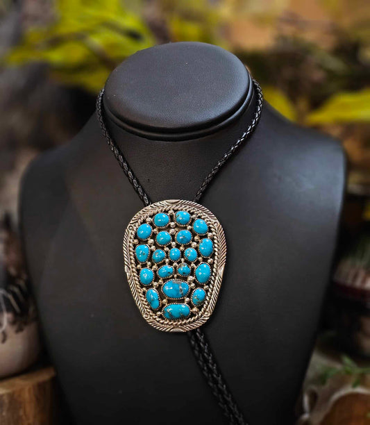 Sleeping Beauty Turquoise Bolo Tie