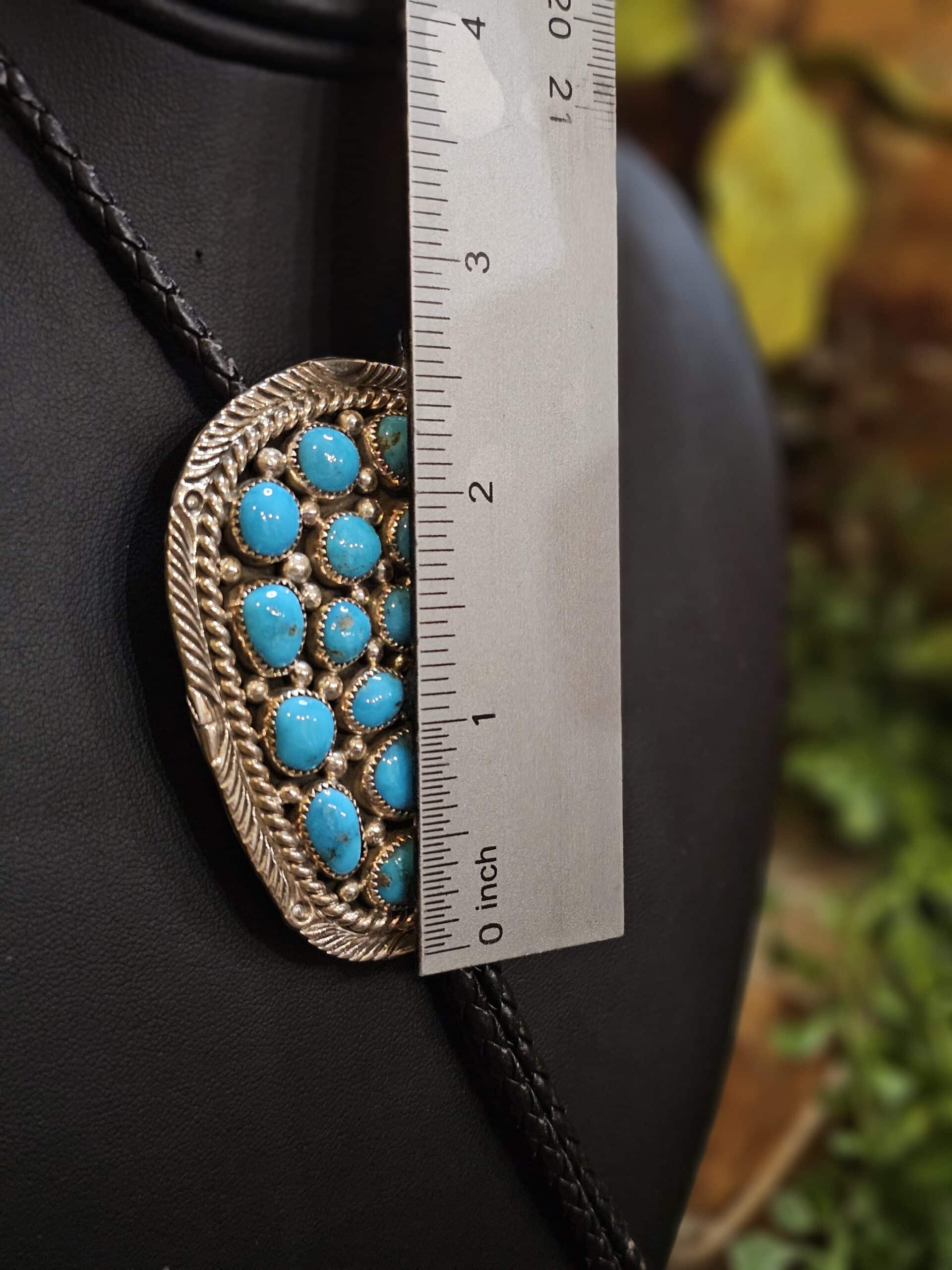 Sleeping Beauty Turquoise Bolo Tie