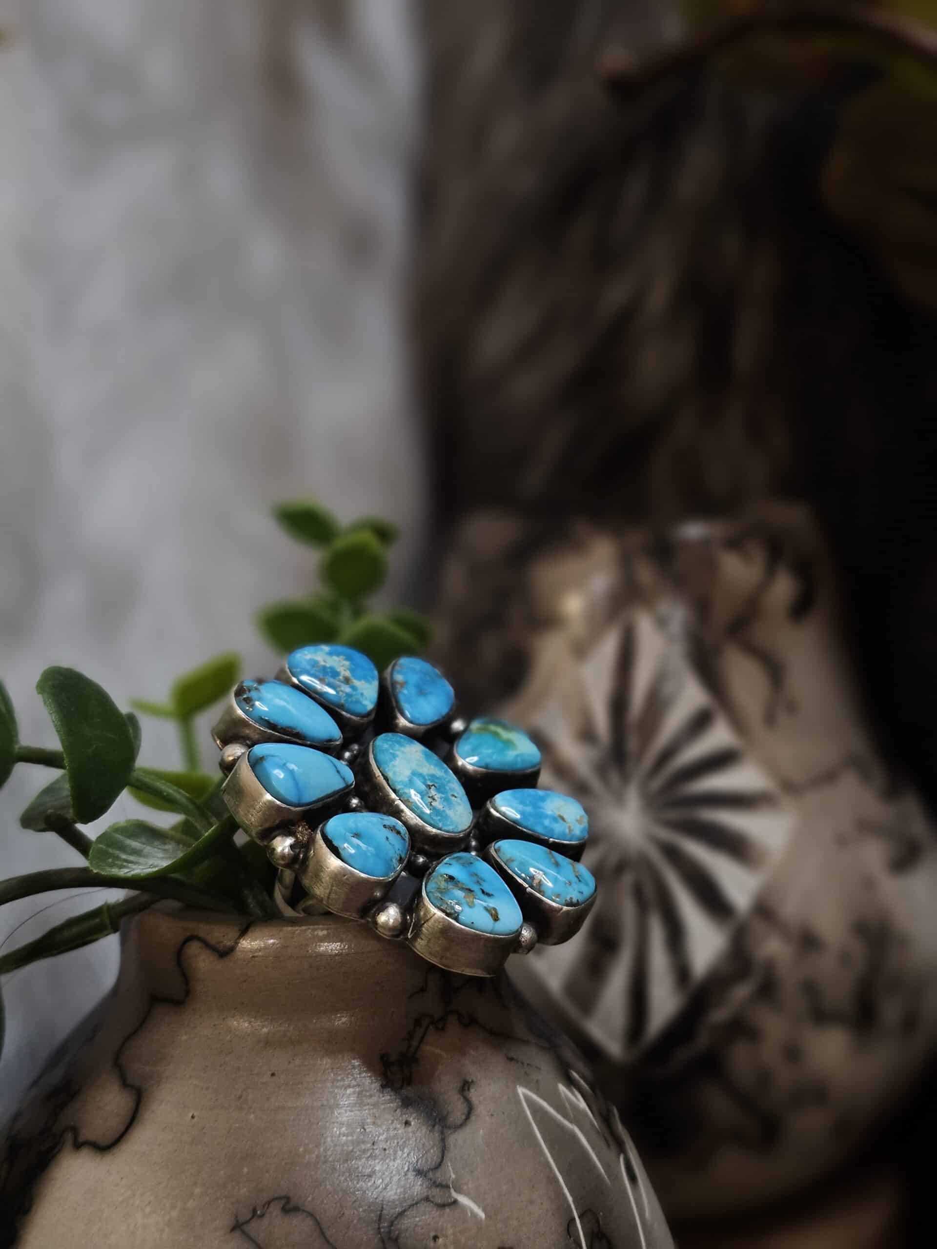 Sierra Nevada Turquoise Ring - Size 6