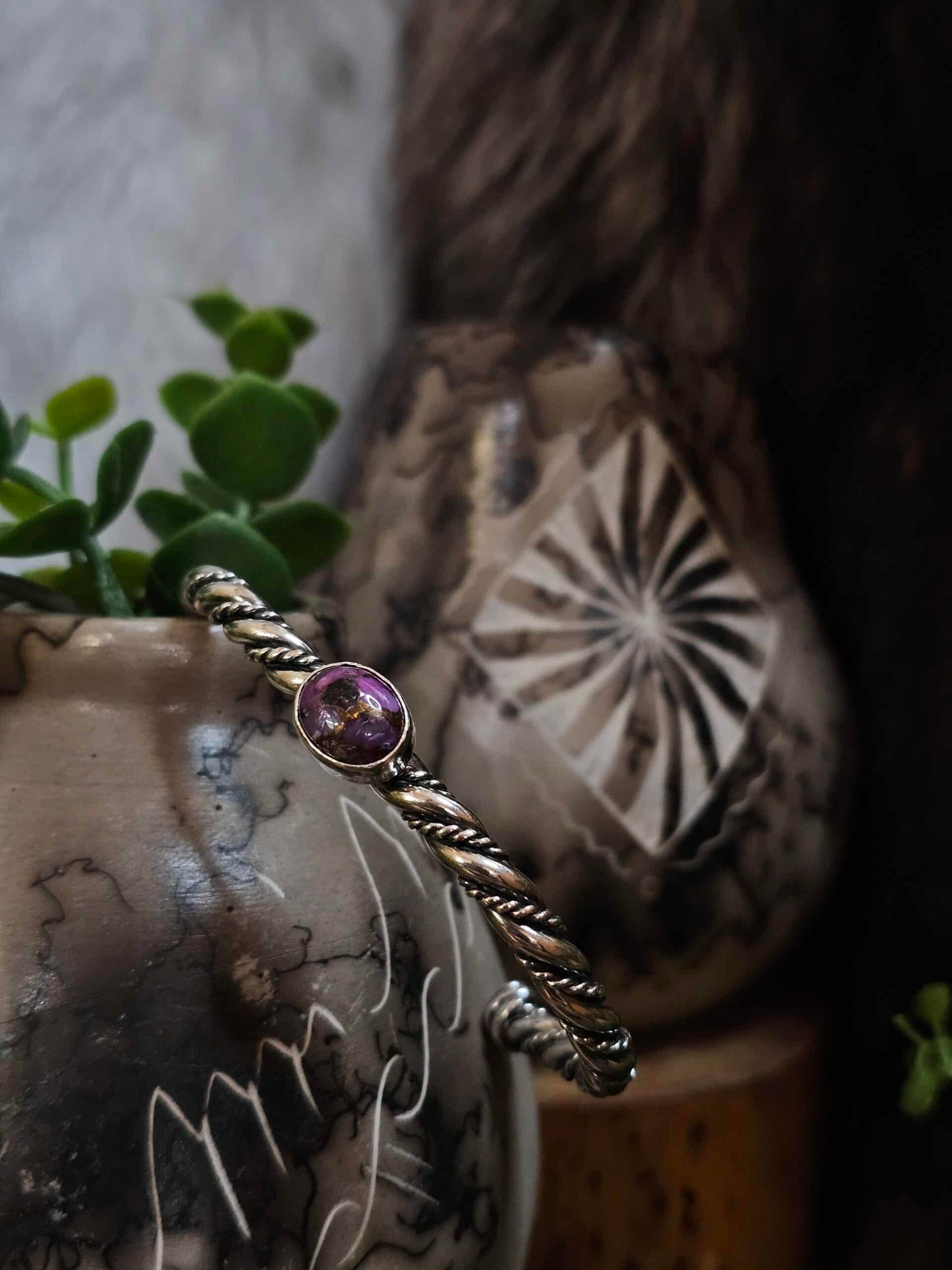 Purple Mojave Bracelet
