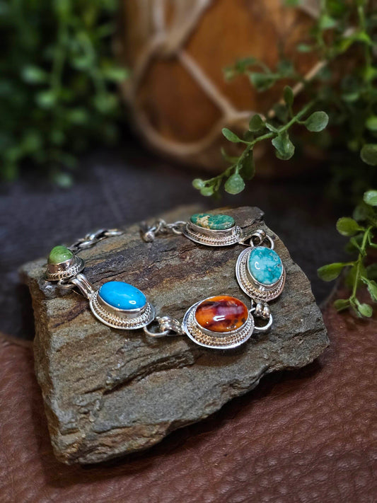 Assorted Stone Bracelet