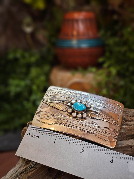 Sleeping Beauty Turquoise Belt Buckle