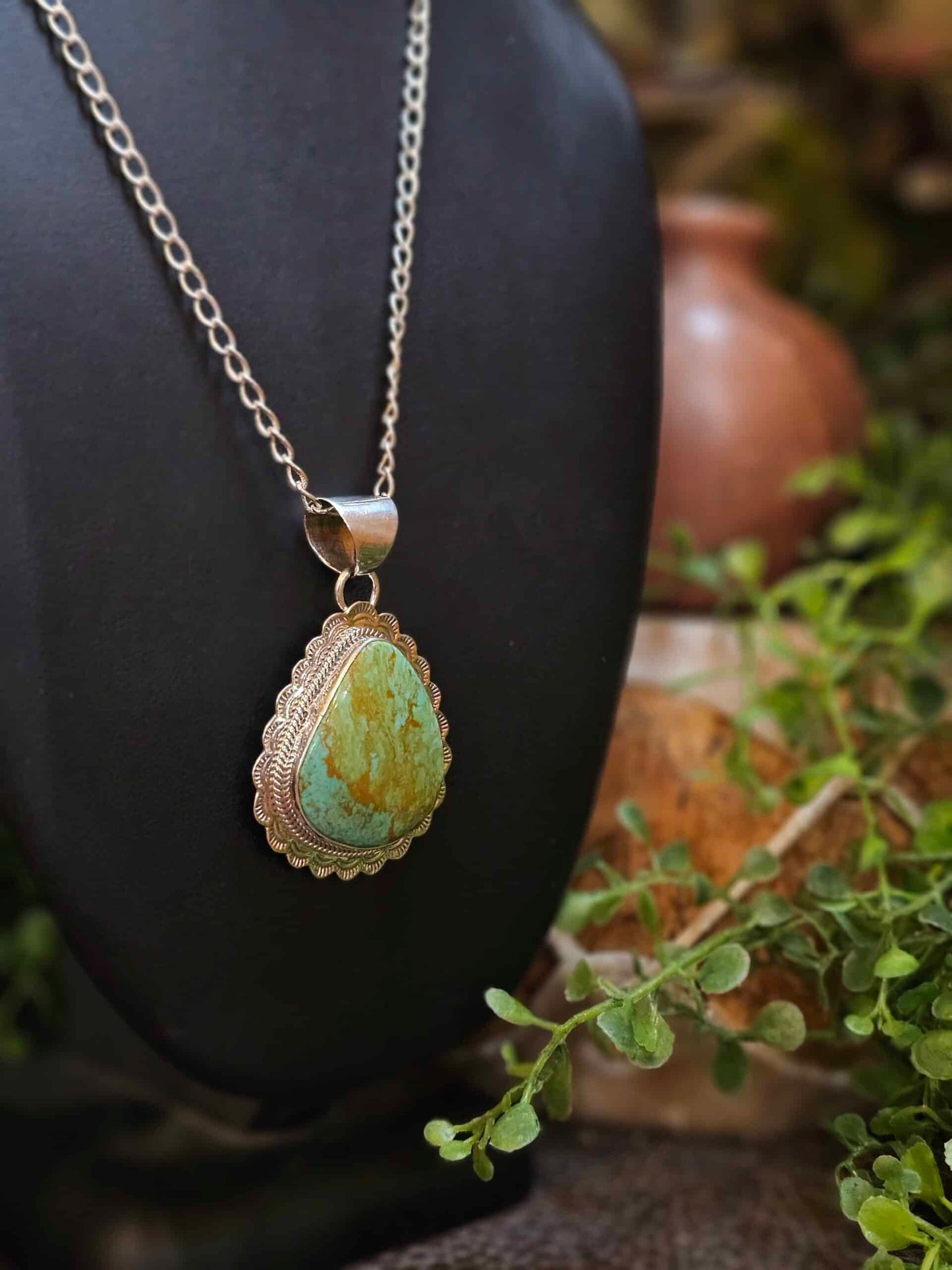 Tyrone Turquoise Necklace
