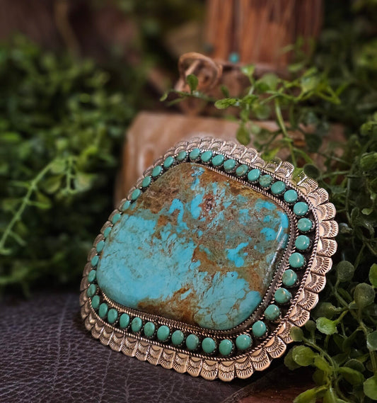 Royston Turquoise Belt Buckle