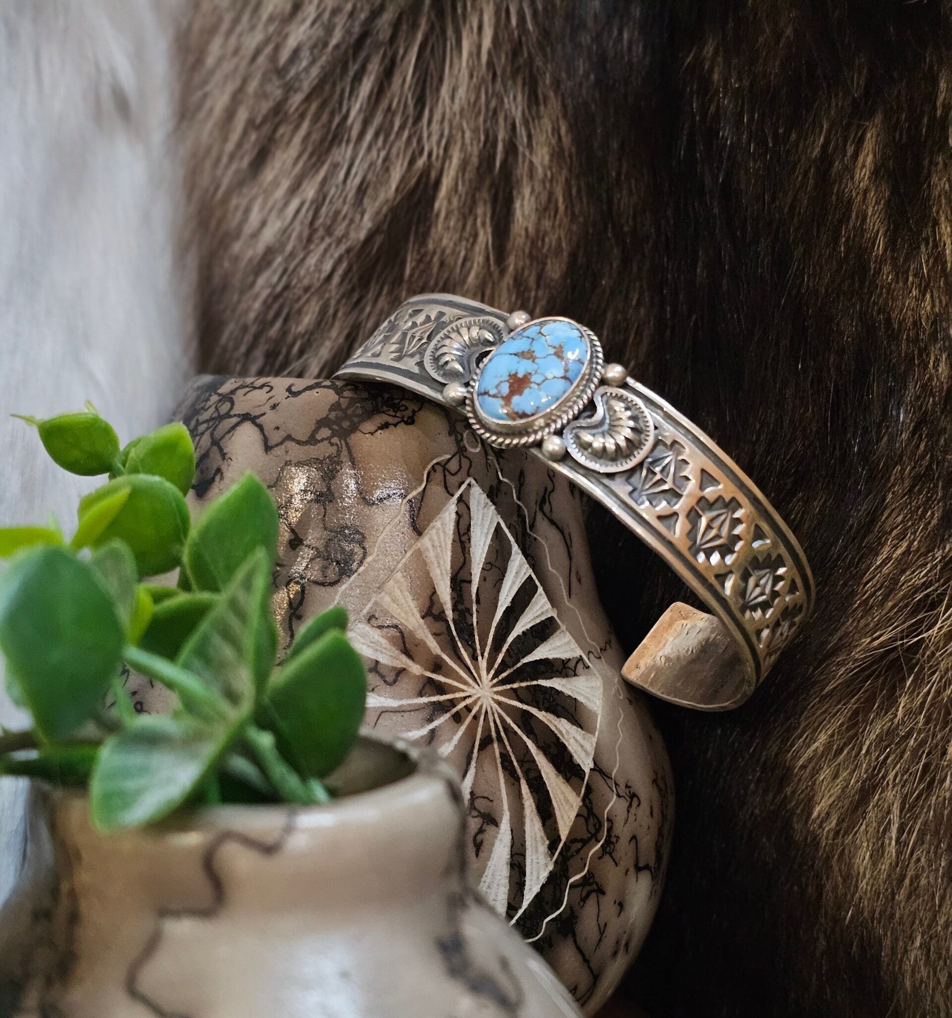 Golden Hills Turquoise Bracelet
