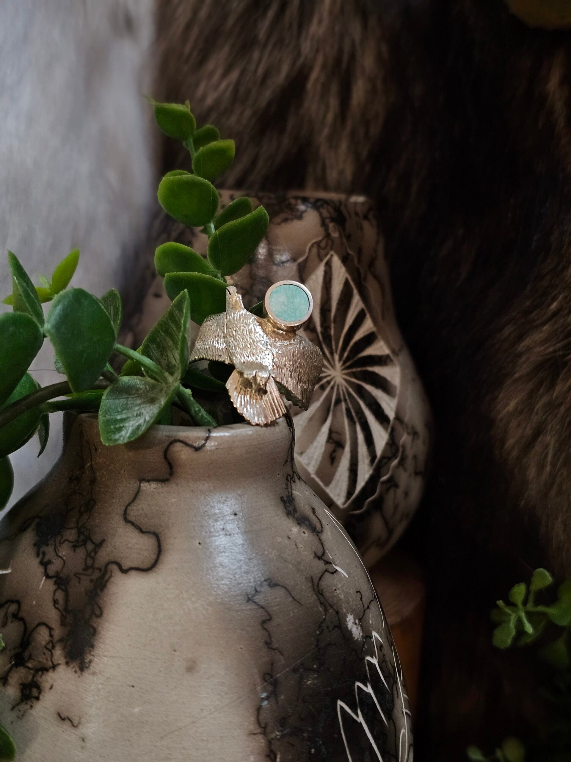 Golden Hills Turquoise Ring