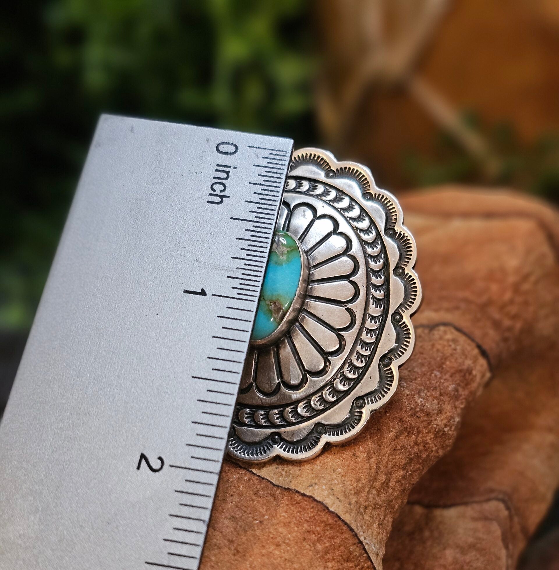 Sierra Nevada Turquoise Ring - Size 8