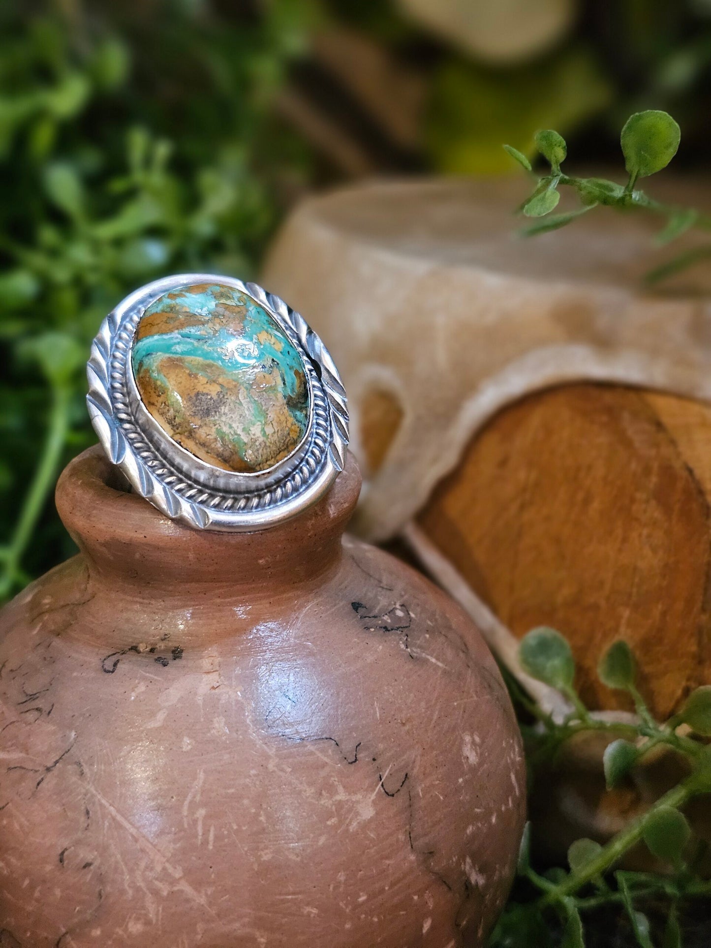 Royston Turquoise Ring - Size 10