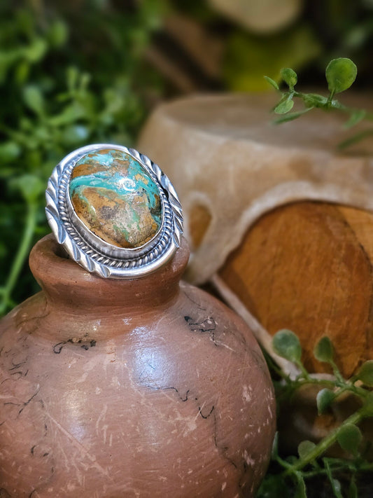 Royston Turquoise Ring - Size 10