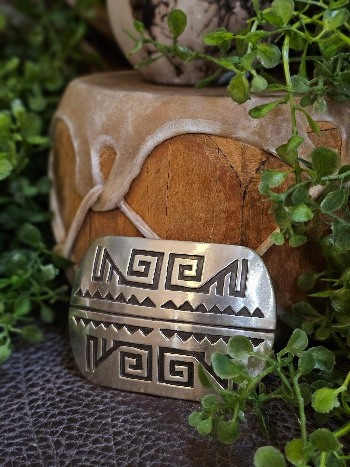 Sterling Silver Belt Buckle - 1