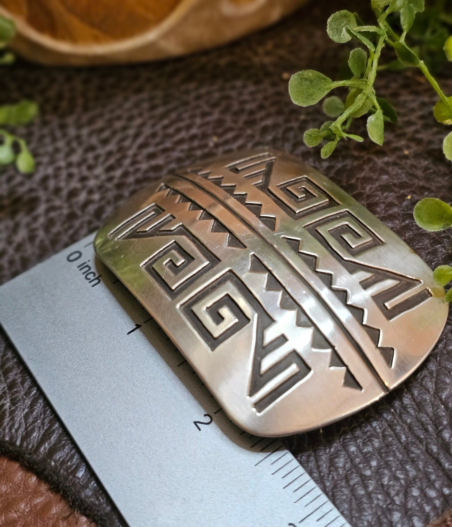 Sterling Silver Belt Buckle