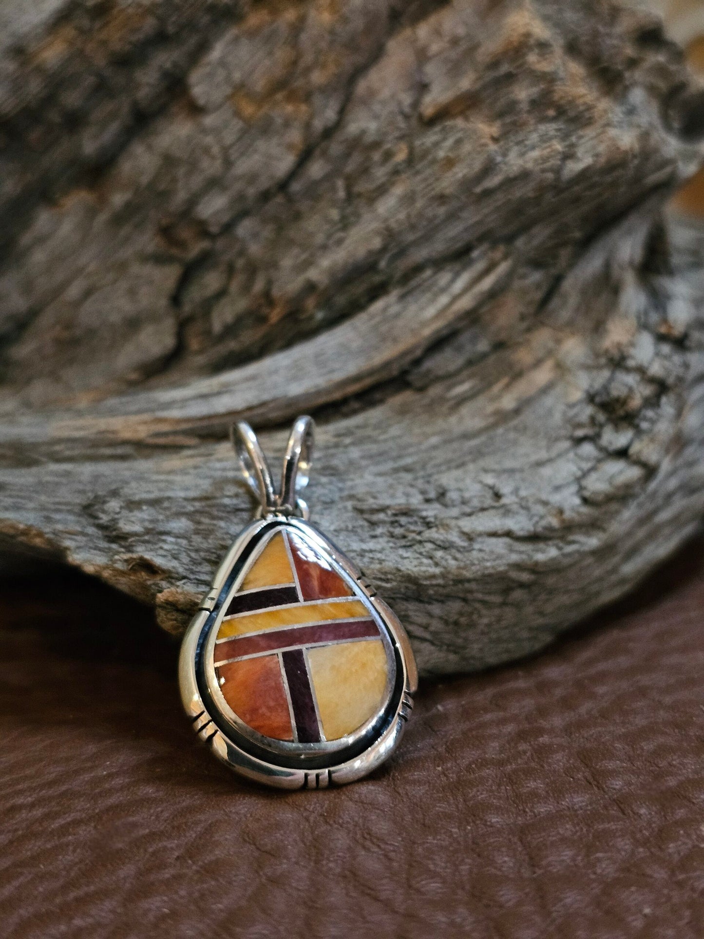 Zuni Inlay Necklace - 3