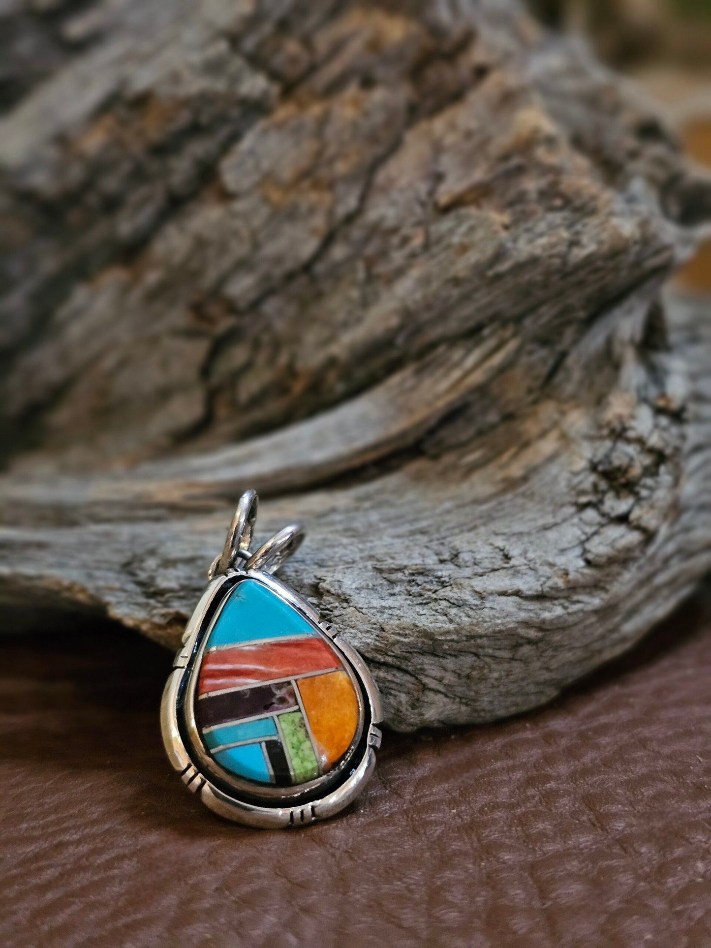Zuni Inlay Necklace - 2