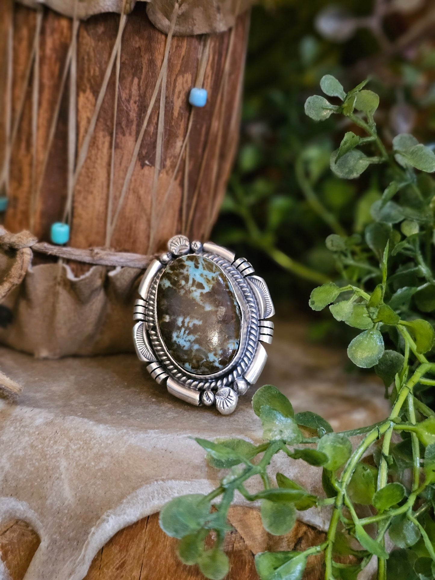 Adjustable Sunnyside Turquoise Ring