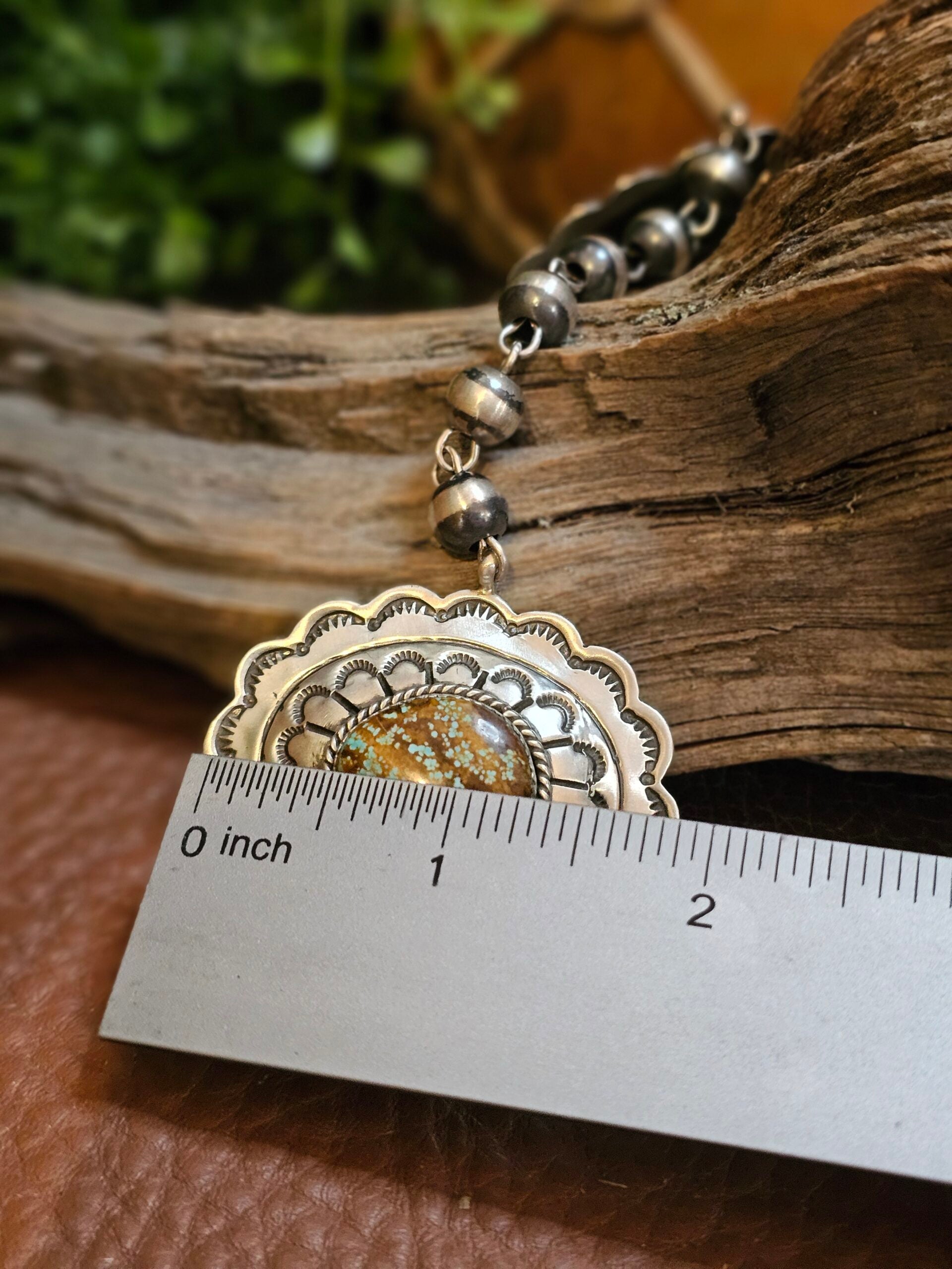 Boulder Turquoise Lariat Necklace