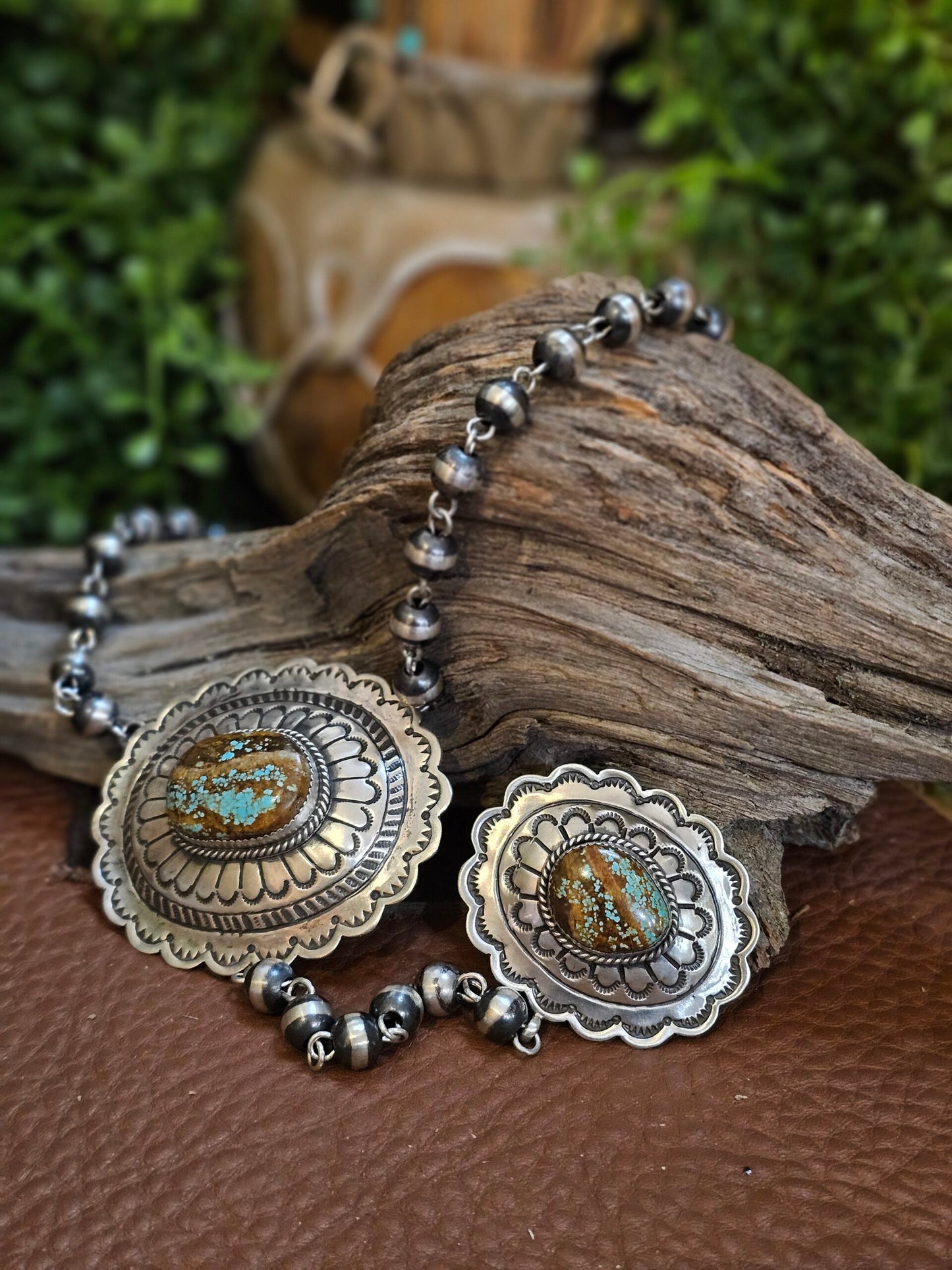 Boulder Turquoise Lariat Necklace