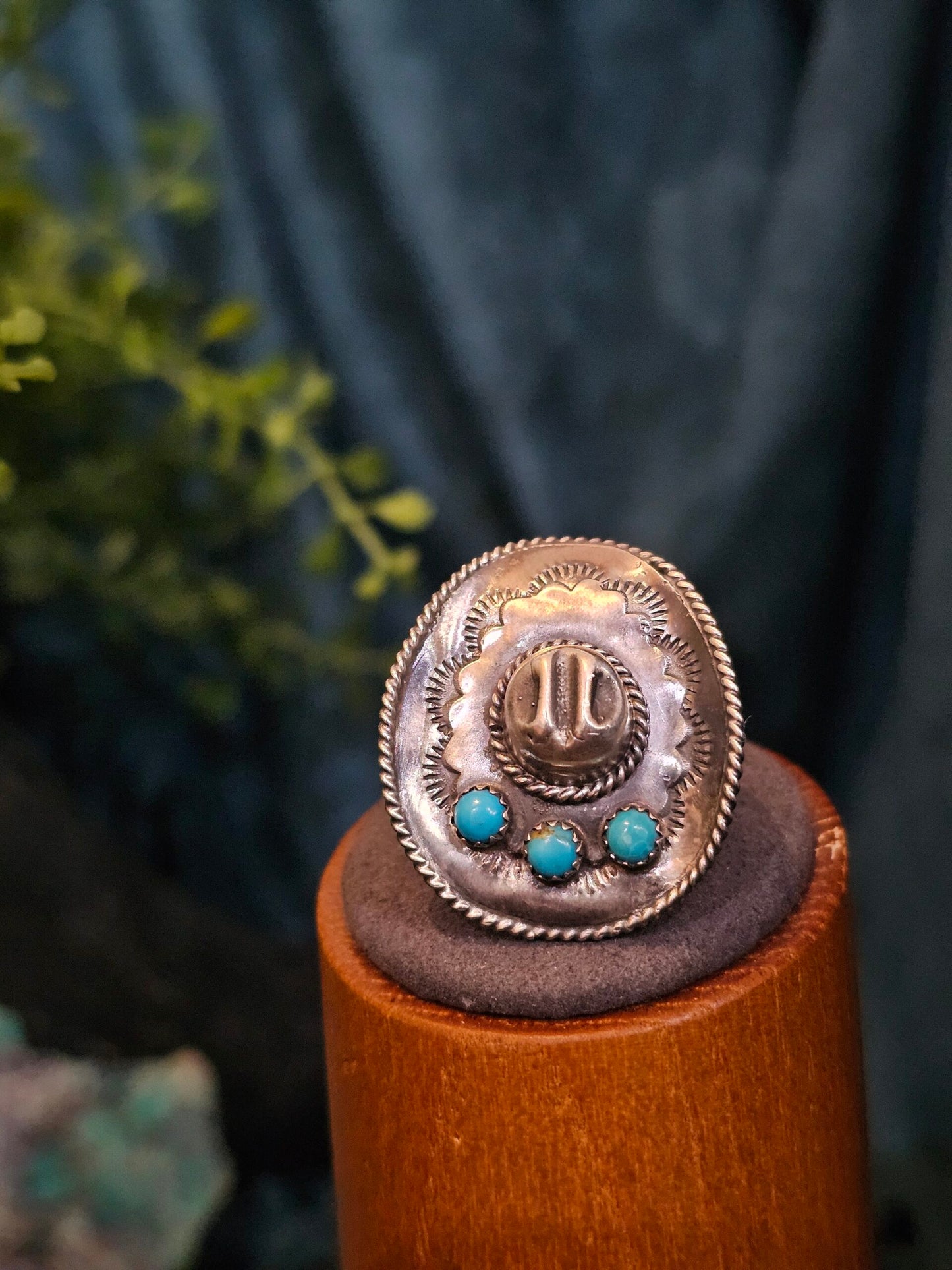 Sleeping Beauty Turquoise Ring - Size 4.5