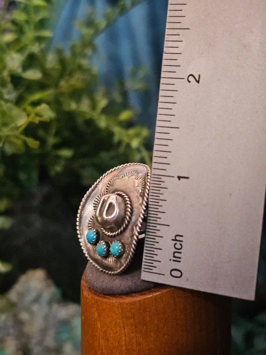 Sleeping Beauty Turquoise Ring - Size 4.5