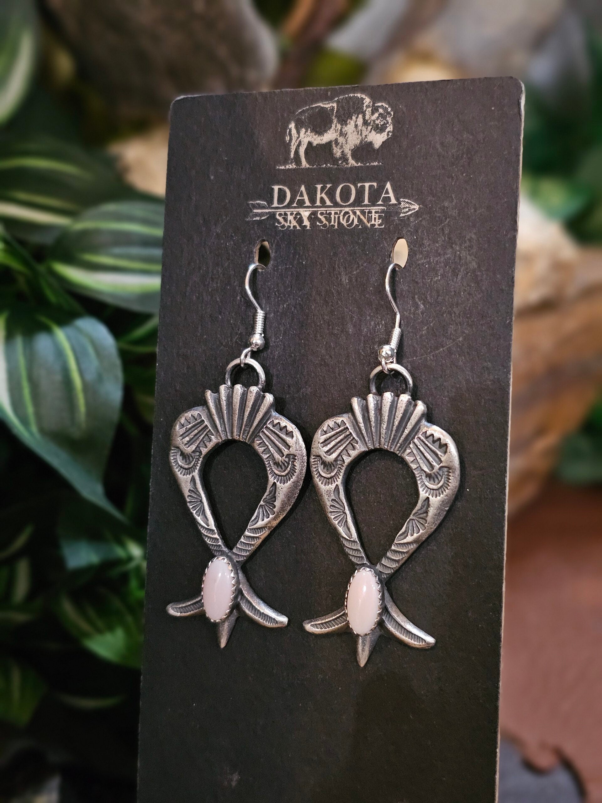 Pink Conch Earrings