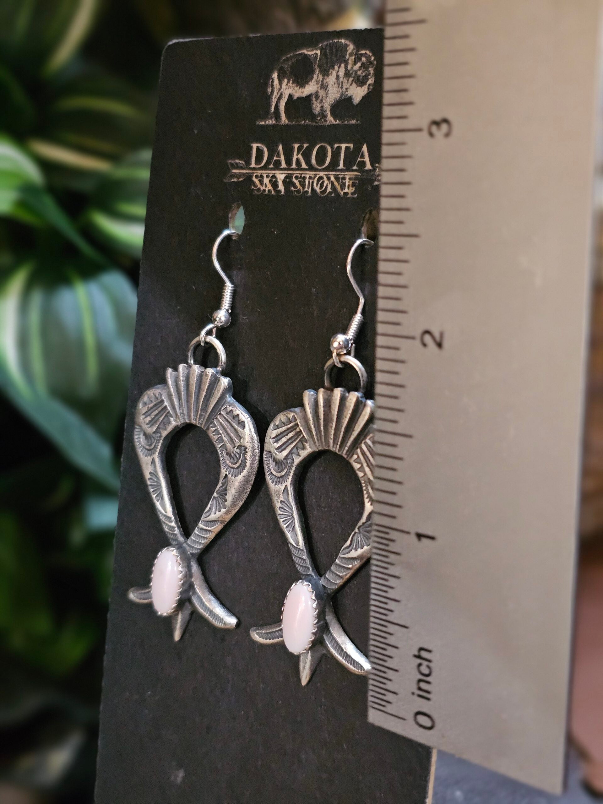Pink Conch Earrings