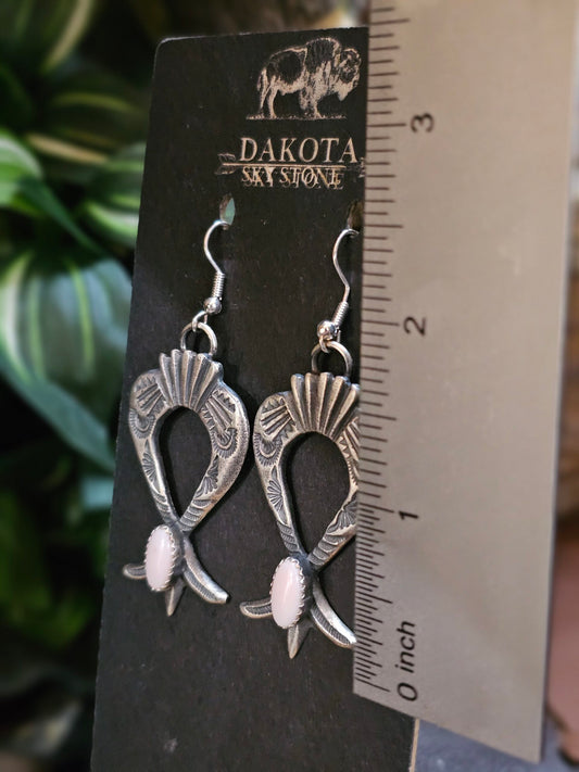 Pink Conch Earrings