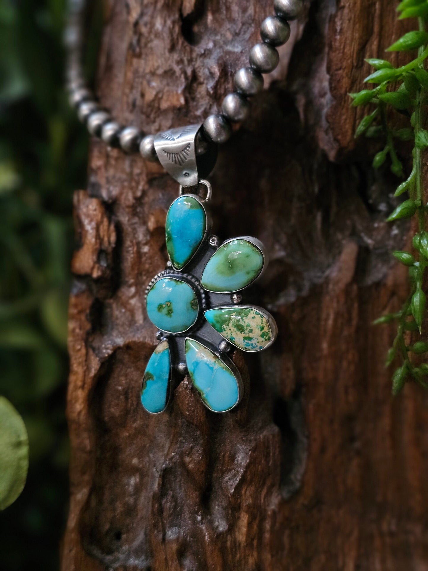 Sierra Nevada Turquoise and Sonoran Turquoise Necklace