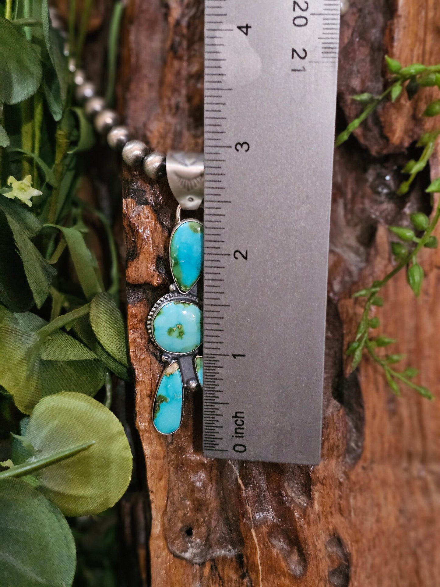 Sierra Nevada Turquoise and Sonoran Turquoise Necklace