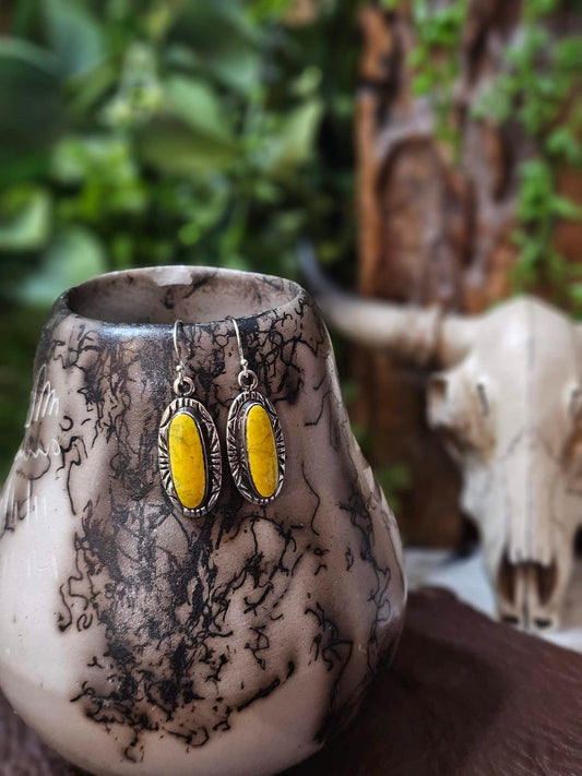Bumble Bee Jasper Earrings