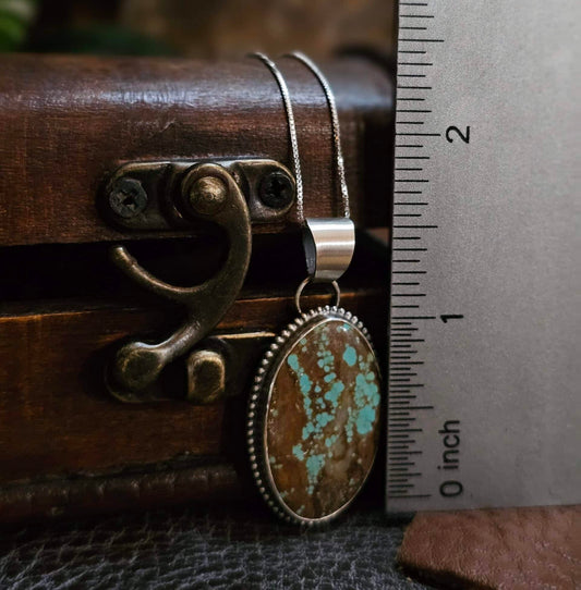 Number 8 Turquoise Necklace