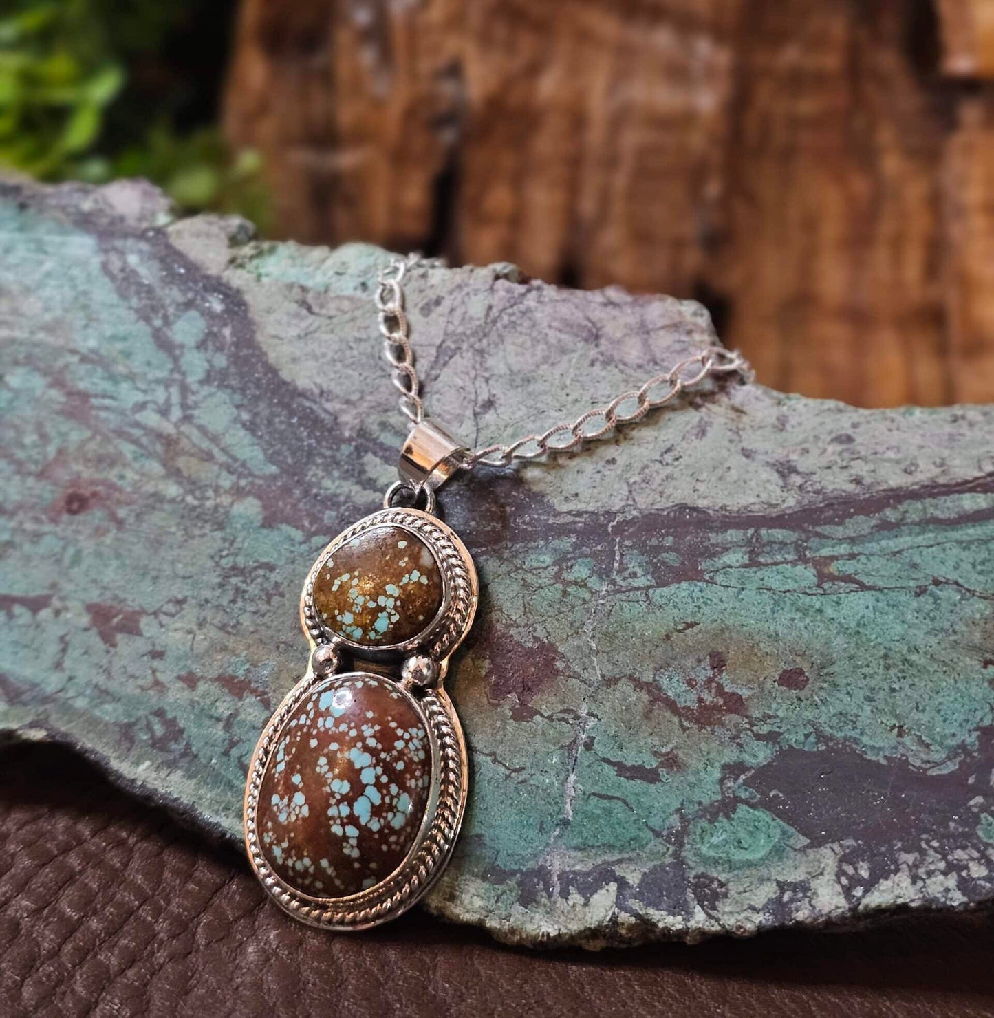 Number 8 Turquoise Necklace