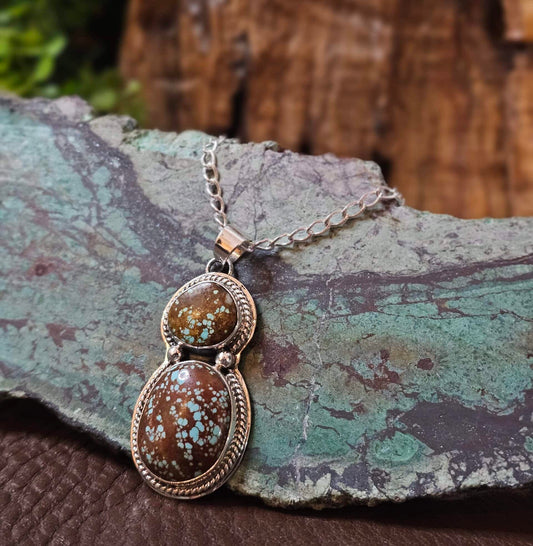 Number 8 Turquoise Necklace