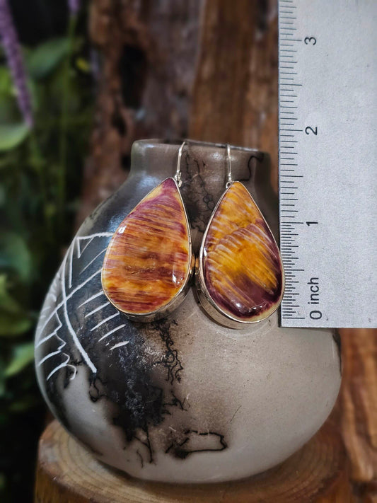 Spiny Oyster Earrings - 1