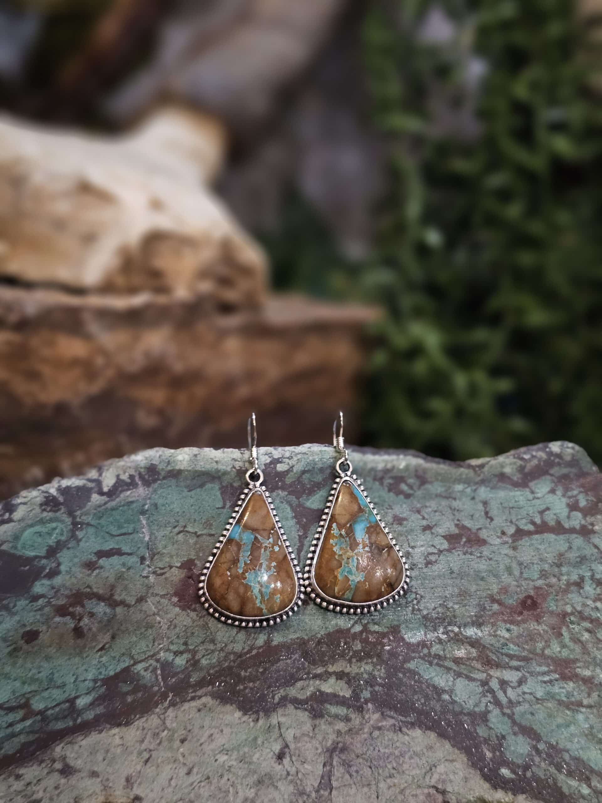 Boulder Turquoise Earrings