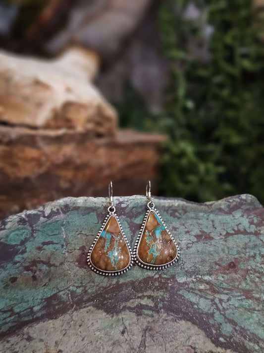 Boulder Turquoise Earrings