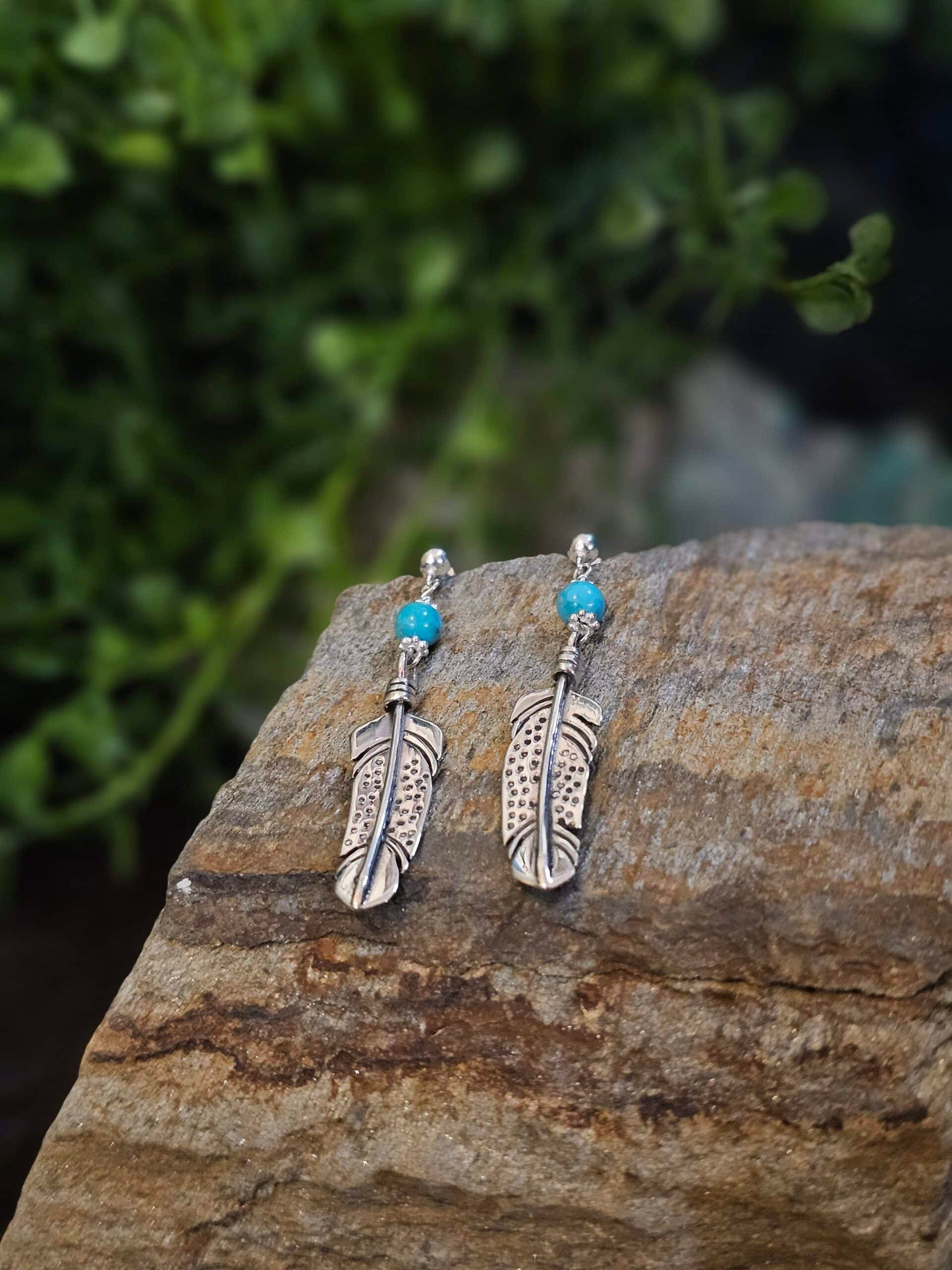 Sleeping Beauty Turquoise Earrings