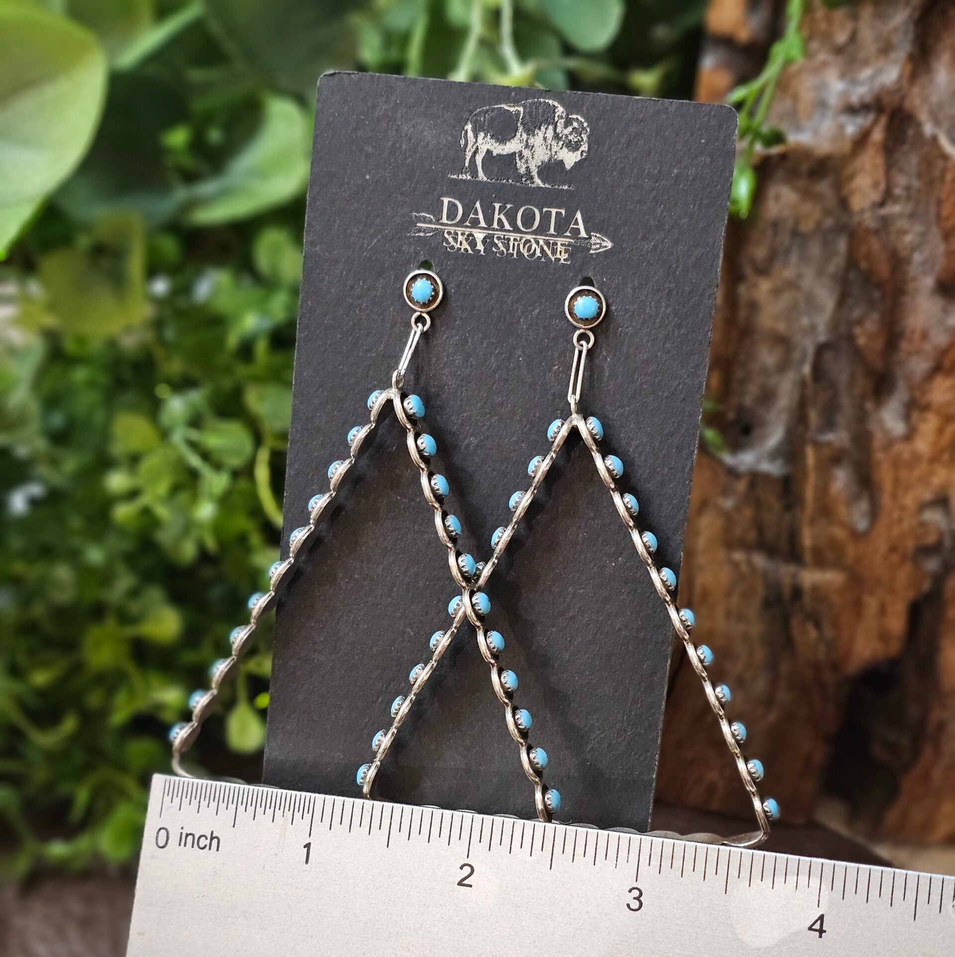 Sleeping Beauty Turquoise Earrings