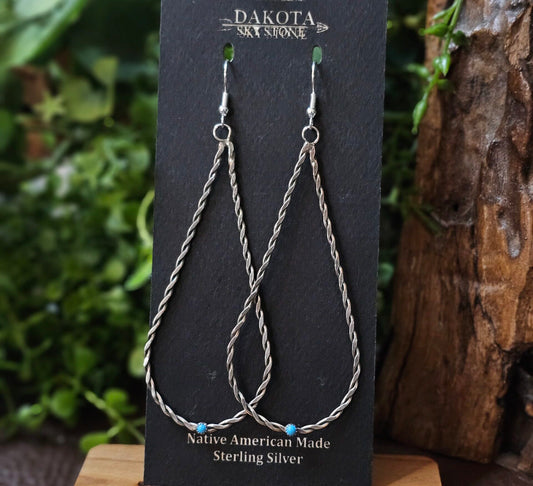 Sleeping Beauty Turquoise Earrings