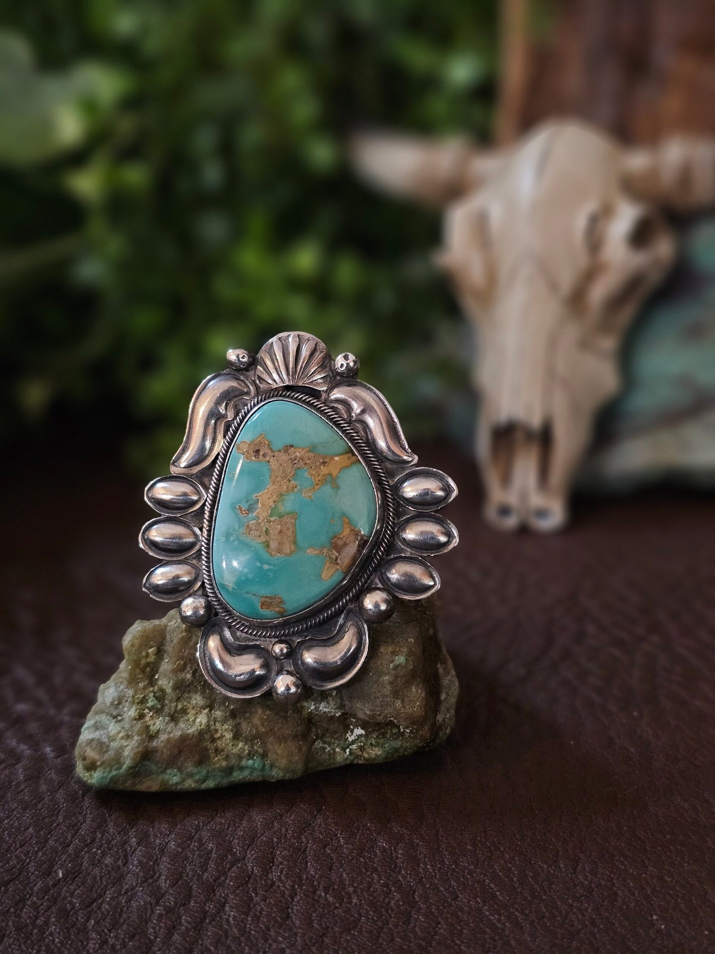 Royston Turquoise Ring - Size 10