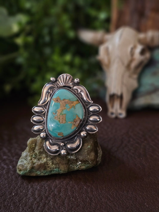 Royston Turquoise Ring - Size 10