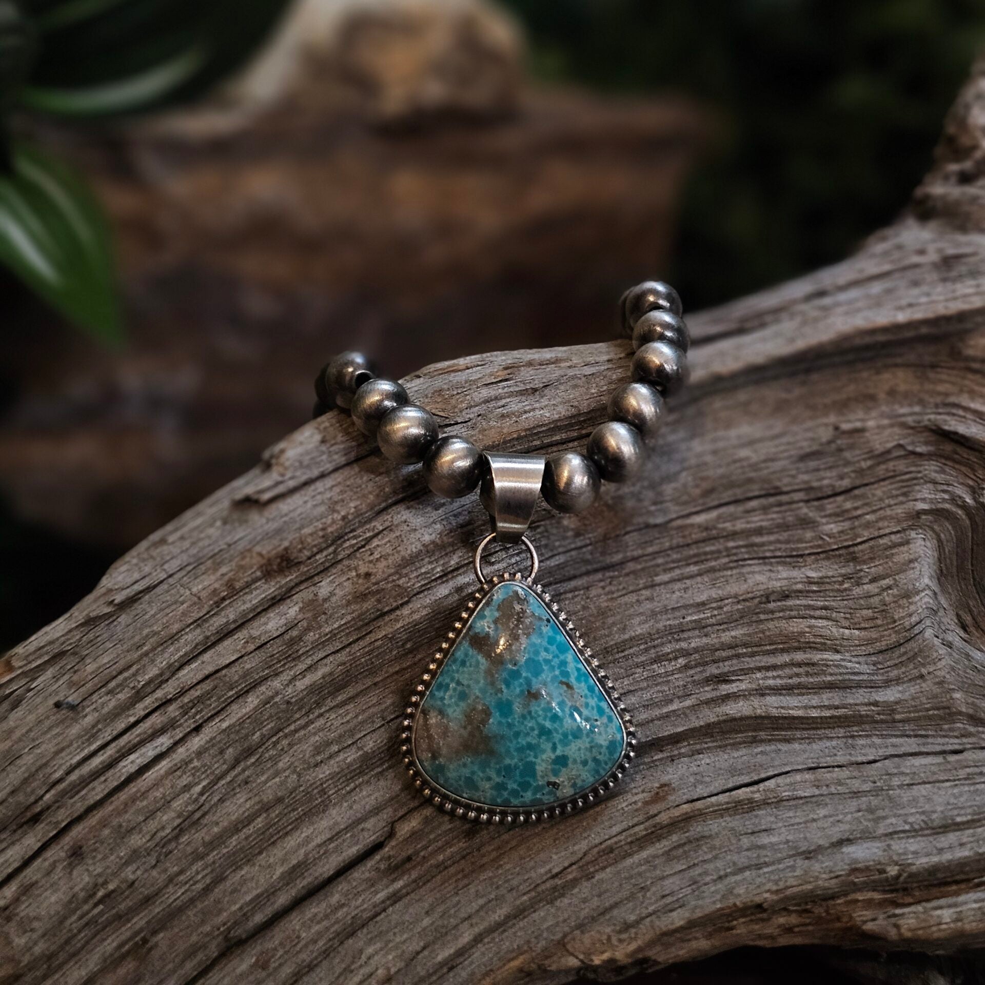 White Water Turquoise Necklace