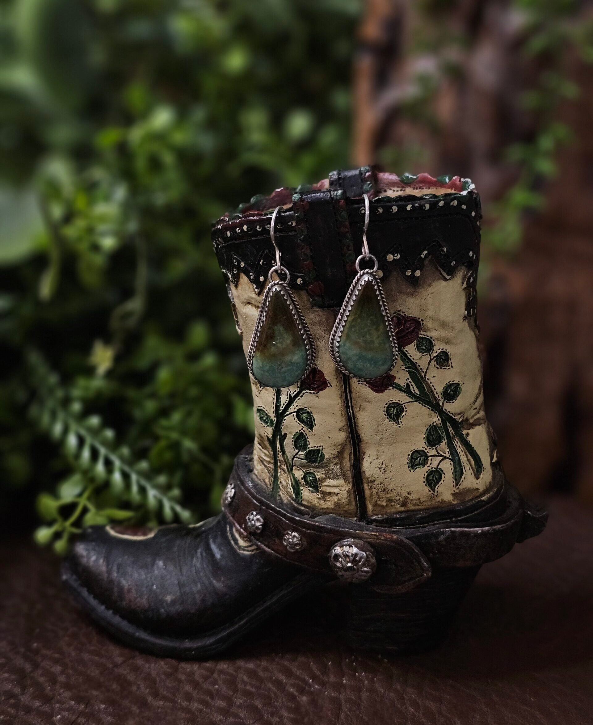 Tyrone Turquoise Earrings